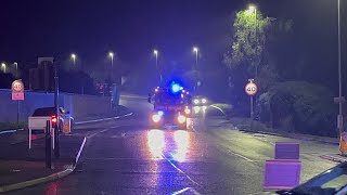 Lancashire Fire amp Rescue Service  Leyland’s pump and water bowser responding [upl. by Aracahs119]