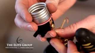 How To Rewire A Lamp  The Elite Group Property Inspections [upl. by Adlaremse719]