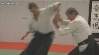 Aikido  Gyaku Hanmi Katate Dori Sankyo [upl. by Erot676]