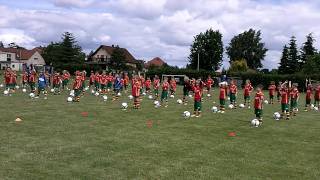 Campschrei beim INTERSPORT kicker Fußballcamp in Merschwitz [upl. by Otreblanauj]