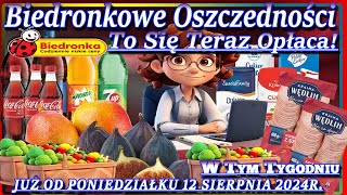 🐞BIEDRONKA🐞Nowa Oferta od 12082024  Jak Oszczędzać  Najnowsze Promocje Biedronki To Się opłaca [upl. by Chaing]