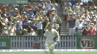 Hussey and McGrath epic partnership vs South Africa 2005 [upl. by Ynttirb535]