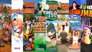 The Evolution of Worms Games 1995 2020 [upl. by Laetitia715]