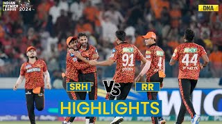 SRH vs RR Highlights Sunrisers Hyderabad Beat Rajasthan Royals By 1 Run  IPL 2024 Highlights [upl. by Refotsirc411]