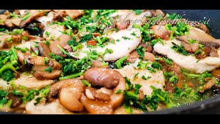 Scaloppine di lonza ai funghi [upl. by Aynatahs]