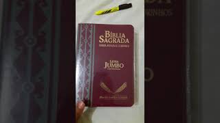 Biblia Sagrada Letra Jumbo a maior letra do mercado [upl. by Mcgill]