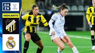 HIGHLIGHTS  BK Häcken vs Real Madrid UEFA Womens Champions League 202324 Matchday 2 [upl. by Ennovart]