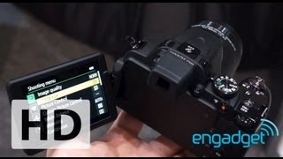 Nikon Coolpix P520 and L820 HandsOn  Engadget [upl. by Wanids]