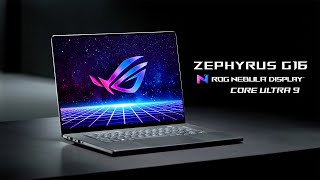 The Best Ultra Thin OLED Gaming Laptop Right Now ROG Zephyrus G16 HandsOn [upl. by Ahker]