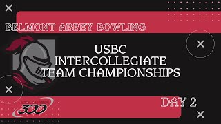 Belmont Abbey Varsity Men  2024 USBC Intercollegiate Team Championships Sectionals Day 2 [upl. by Ibba]