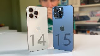 iPhone 15 Pro Max vs 14 Pro Max  ¿HAY MUCHA DIFERENCIA [upl. by Naginnarb]