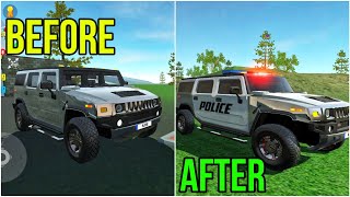 Hummer H2 Police  Car Simulator 2  Android Gameplay [upl. by Ahsoik88]