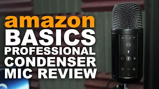 AmazonBasics Professional USB Condenser Microphone Review  Test [upl. by Lipman]