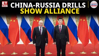 ChinaRussia Naval and Air Drills Highlight Strengthened Alliance Ahead of BRICS Summit  ET Now [upl. by Goebel915]