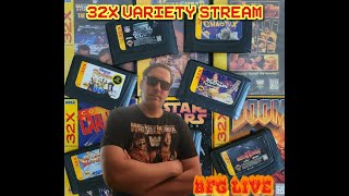 Sega 32X Variety Stream  Authentic System  No Emulators  EZ plays 32X [upl. by Asirb]