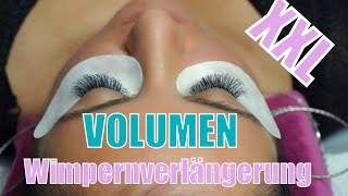 Wimpernverlängerung 💎 3D Technik 💁Volumentechnik Erfahrung amp Pflege Nickisbeautyworld [upl. by Norak]