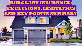 BURGLARYINSURANCE WEBINAR EXCLUSIONS AND SUMMARY OF KEY POINTS  insuranceworldtv [upl. by Longan359]