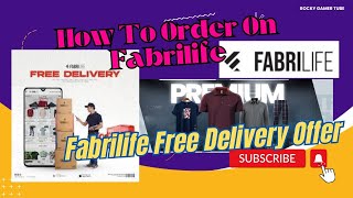 How To Order On Fabrilife  How To Design And Order A TShirt On Fabrilife  Fabrilife Free Delivery [upl. by Ginnie275]