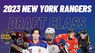 2023 New York Rangers Draft Class [upl. by Basilio]