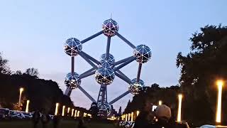 Brussels er Atomium Building  Video  Belgium Europe [upl. by Albertson]