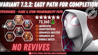 MCOC Variant 722  Easy Path for Completion  Arachnid Action  TipsGuides  No Revives [upl. by Analad]