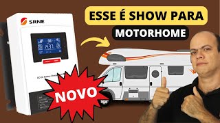 NOVO controlador de carga SRNE para energia solar em MOTORHOME e residência muito show [upl. by Katherine]