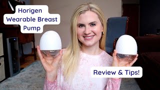 Horigen Wearable Breast Pump Review And Tips [upl. by Alleunam]