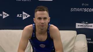 Trampoline Gymnastics  2024 FIG Baku World Cup Mens Individual Trampoline Final [upl. by Arataj417]