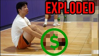 My 541 Basketball Shoes Exploded On me basketball kobe subscribe [upl. by Trella]