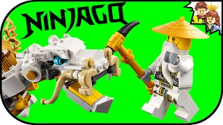 60 Second Build LEGO Ninjago Master Wu Dragon 70734  BrickQueen [upl. by Otrevlig613]