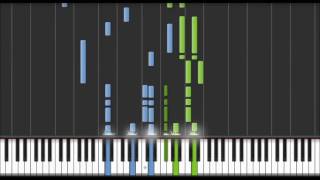 Chopin  Polonaise Op 53 easy version Piano Tutorial  Synthesia [upl. by Attenej174]