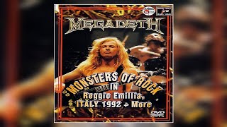 Megadeth  Sweating Bullets Live at Monsters of Rock Italy 1992 [upl. by Zosema694]