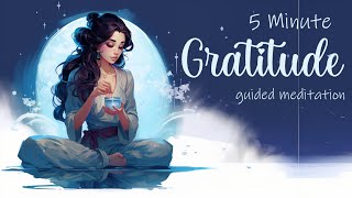 5 Minute Gratitude Meditation [upl. by Aglo]