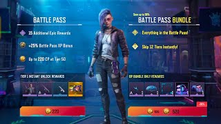 CODM NEW SEASON BATTLE PASS  CODM BP  COD MOBILE BP  knight10gaming [upl. by Barnie182]