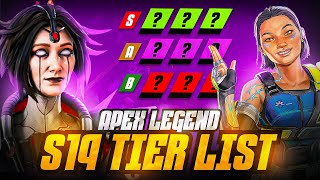 ULTIMATE Apex Legends SEASON 19 Tier List Updated [upl. by Alyhs180]