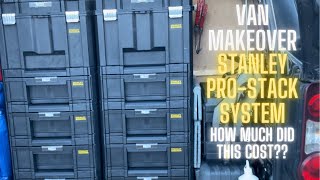 Stanley ProStack System  Van Tour  Van Racking  Locksmith [upl. by Eibloc182]