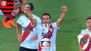 Gols  Flamengo 2 x 2 River Plate  Libertadores 2018  Globo HD [upl. by Yemiaj257]