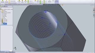 Solidworks thread tutorial [upl. by Eruza805]