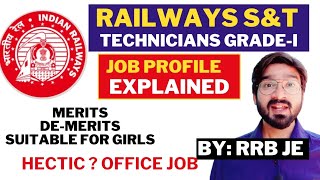 Reality SampT Technician Job Profile Railways Salary but Demerits  Dont apply [upl. by Eirrok24]