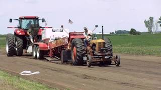 1953 DC Case Tractor Pulling at Scotland SD 2015 [upl. by Nosnah]