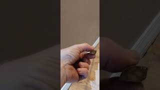 how to install shoe molding the right way [upl. by Lleze970]