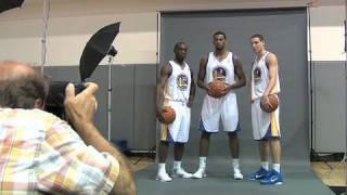 Warriors Draft Picks First Day At Team HQ [upl. by Hteazile740]