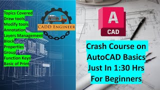 Master AutoCAD 2025 in Record Time with This 1Hr 40min Crash Course [upl. by Suiradel]