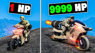 Upgrading to the FASTEST ARMY Bike in GTA 5 [upl. by Ecirtak]