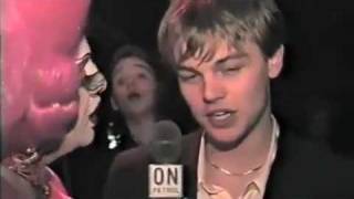 Leonardo DiCaprio interview at Basketball Diaries Premiere [upl. by Eiliak]