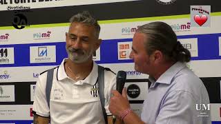 Real Forte Querceta  Massese 1  2 Coppa Italia Intervista di U Meruzzi a M Pisciotta 010924 [upl. by Seow134]