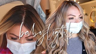 BABYLIGHTS  HOW TO BABYLIGHT DARK HAIR [upl. by Dryfoos]