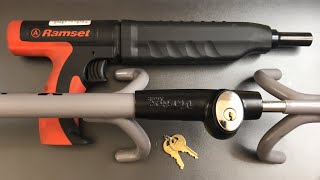 600 Ramset vs Master Steering Wheel Lock Model 252DAT [upl. by Ylhsa]