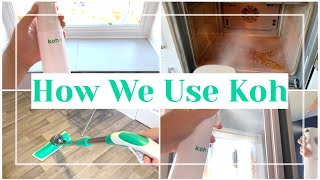 HOW WE USE KOH IN OUR HOME KOH UNIVERSAL CLEANER HOW TO CLEAN WITH KOH  Life Love Joy [upl. by Cuhp]