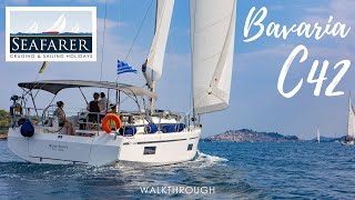 Seafarer Holidays Bavaria C42 Walkthrough [upl. by Neelya]